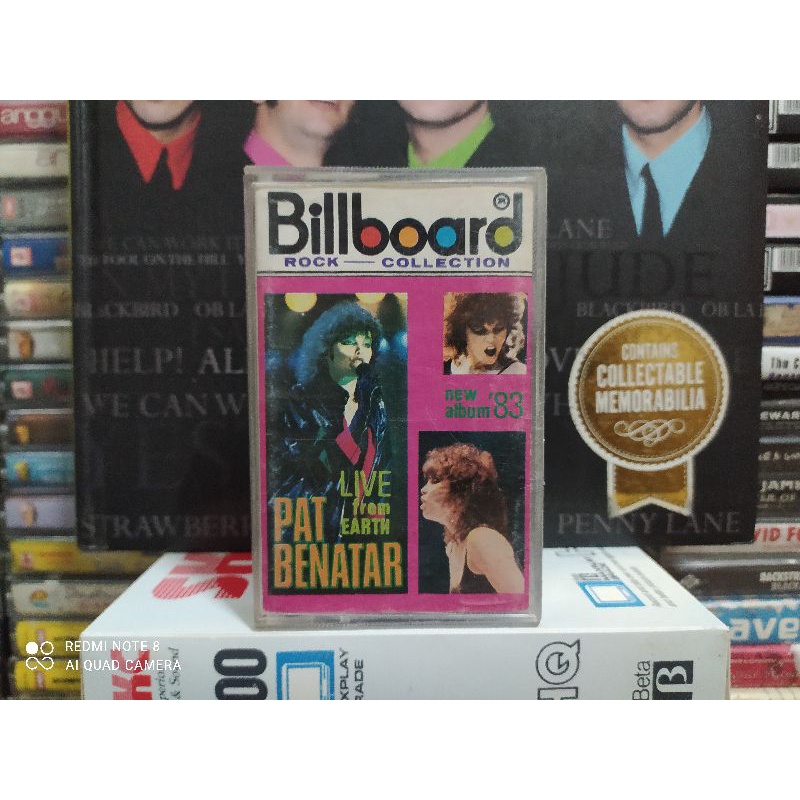 Kaset Pita : PAT BENATAR - LIVE FROM EARTH.