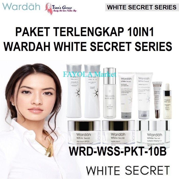 Wardah White Secret Series Paket Seserahan Skin Care Lengkap 10in1 Besar Ori Bpom