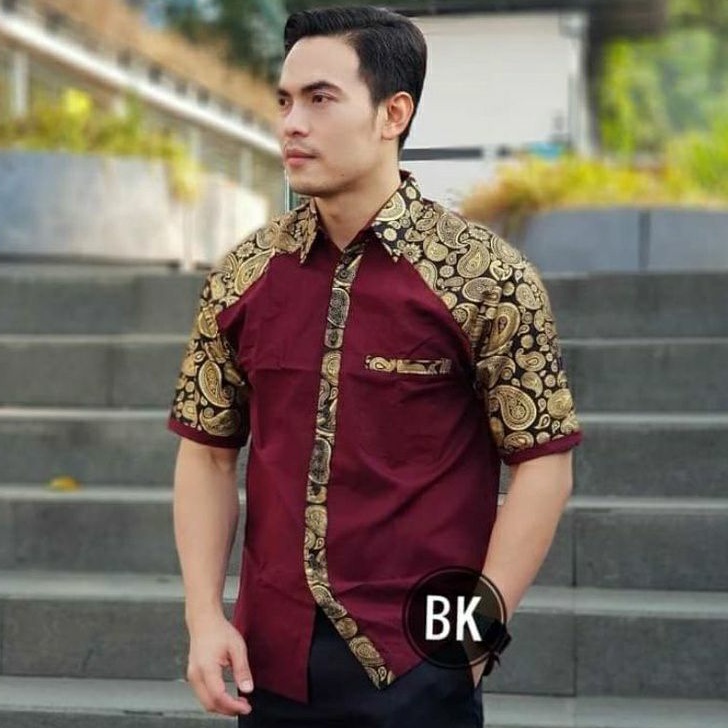 Seragam Kerja Pria Baju Batik Pria