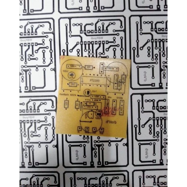 PCB EFEK GITAR MINI REVERB