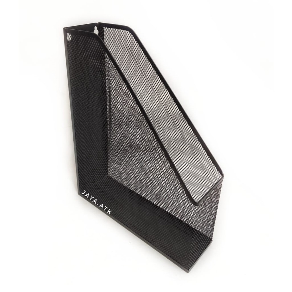 BOX FILE BOX DOKUMEN HITAM BESI 1 SUSUN MT-115 MAGAZINE HOLDER BOKS FAIL KUALITAS BAGUS