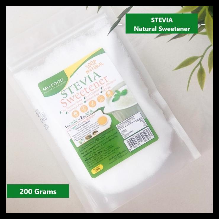

TERBARUU!! 200gr Stevia Natural Sweetener / Pemanis Alami Stevia COD