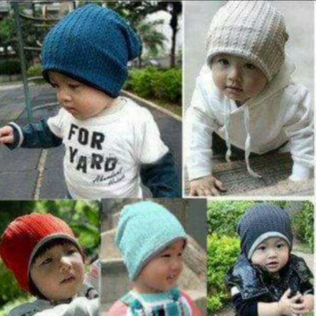 Kupluk Bayi Anak MJ Hat Bisa Bolak Balik Mulai Usia 6 Bulan sd 5 Tahun