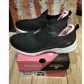 SEPATU WANITA SKECHER GO WALK 6-GLIMMERING