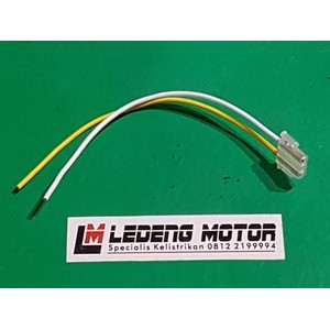 Soket Tombol 2 Kabel Saklar Fitting Lampu Dim Klakson Sen Karisma Beat