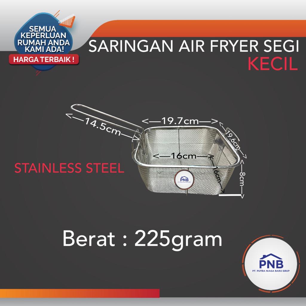 Saringan Penggorengan Keranjang Tirisan Kentang Goreng Stainless Steel Kecil
