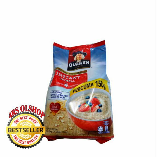 

SEREAL QUAKER OUTMEAL 1.35KG MALAYSIA