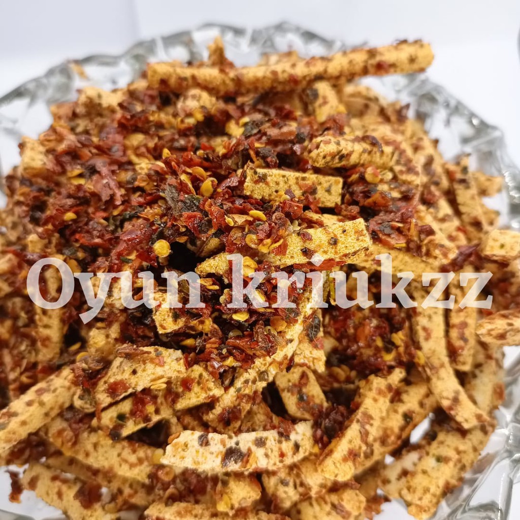 Basreng 500 GRAM pedas jeruk  (BASO GORENG ) Stik basreng / baso goreng  /basreng-1