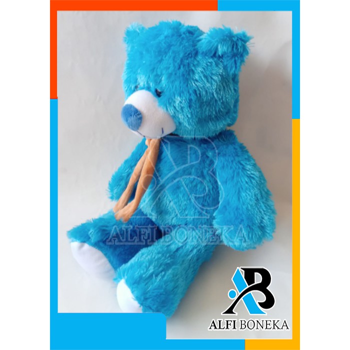 [ BISA COD ] Boneka Teddy Bear Syal Tengah Ukuran L Lembut dan halus