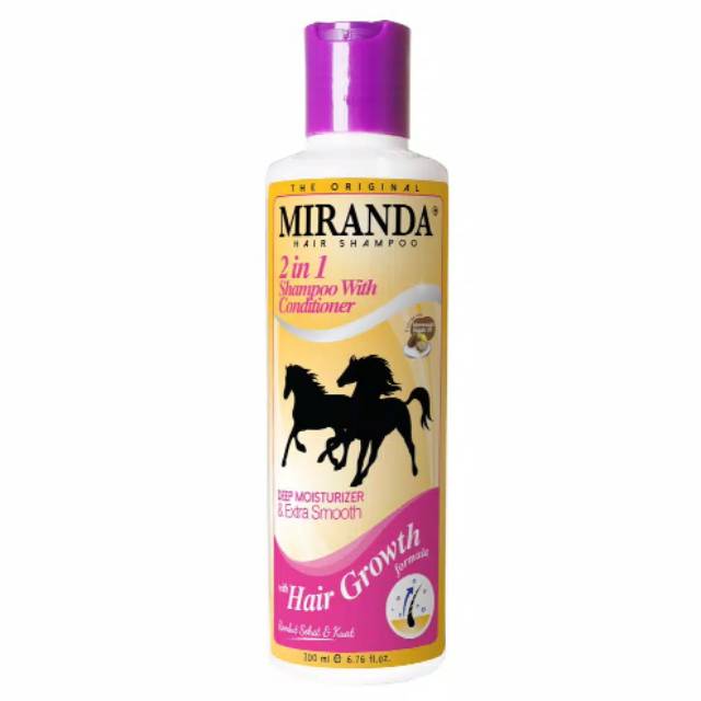 Miranda shampo kuda / conditioner 200ml / sampo kuda/memanjangkan rambut