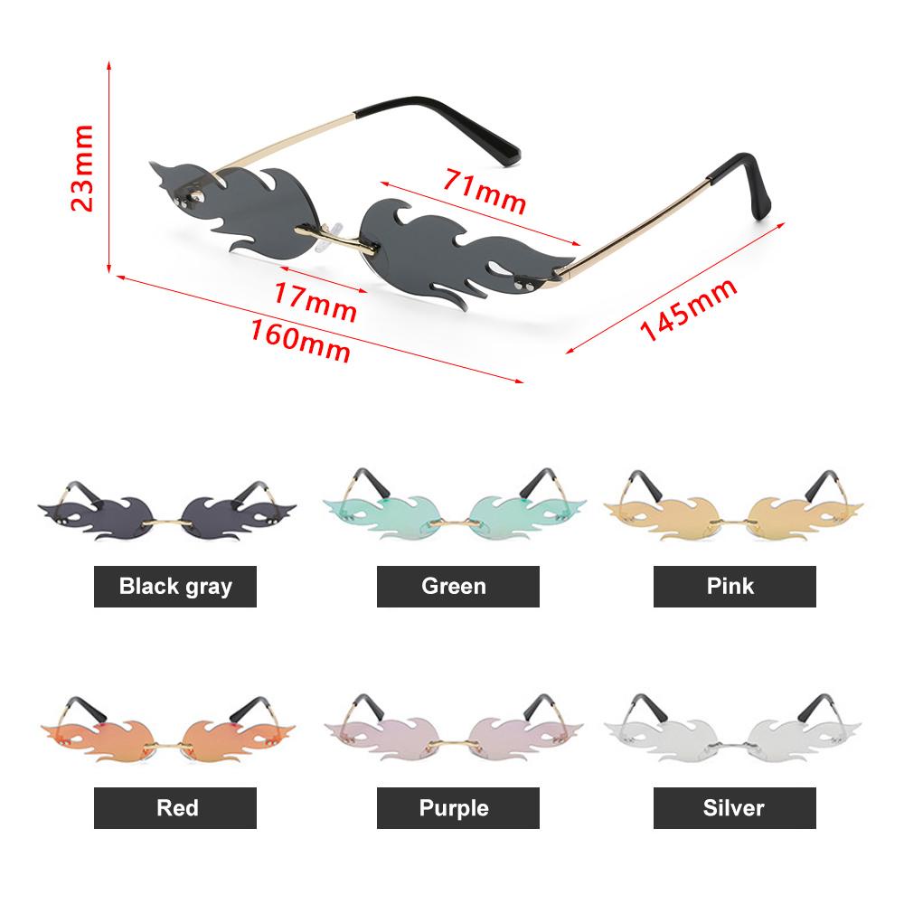 Suyo Kacamata Fashion Wanita Pria Trending Eyewear Wave Sun Glasses