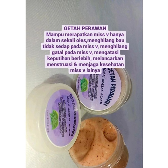 SERBUK PERAWAN / GETAH PERAWAN