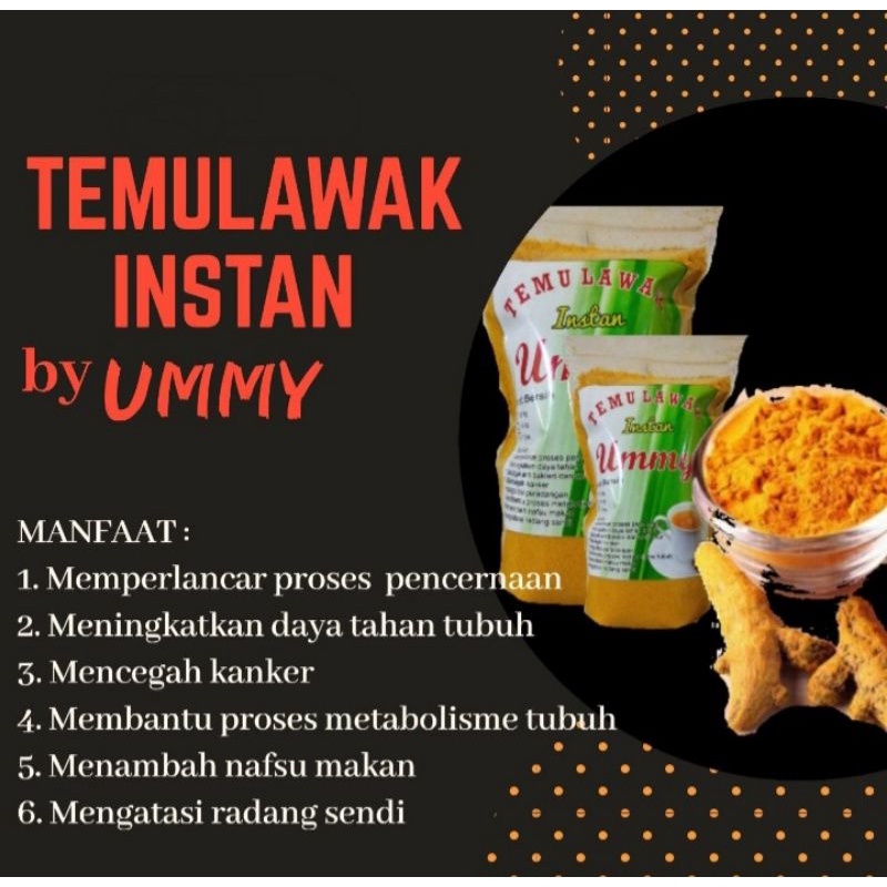 

Ummy | Temulawak instan siap seduh kemasan 500gram