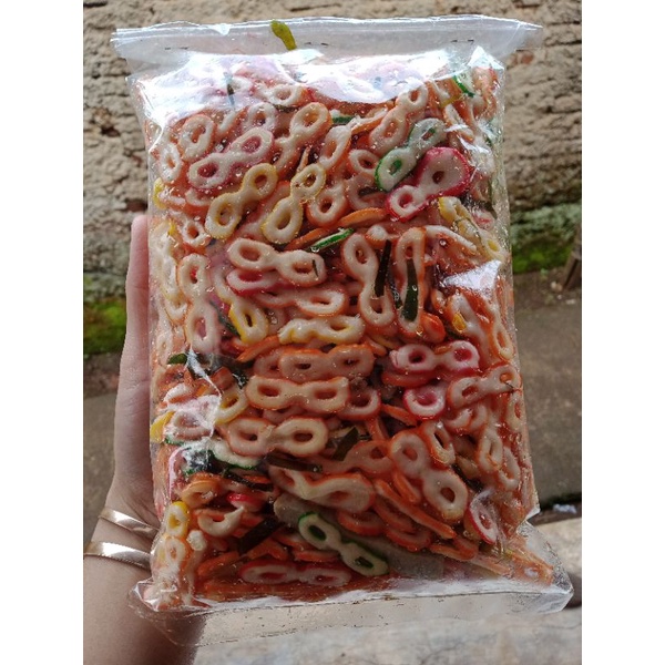 

krupuk seblak Bantar 88 original daun jeruk 500gram