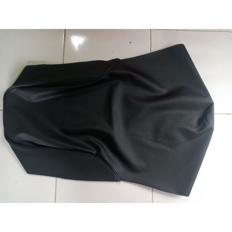 Kulit jok motor Honda Scoopy Hitam