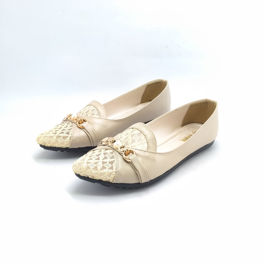 Sepatu Wanita Flat Shoes Ballerina Andis SR05