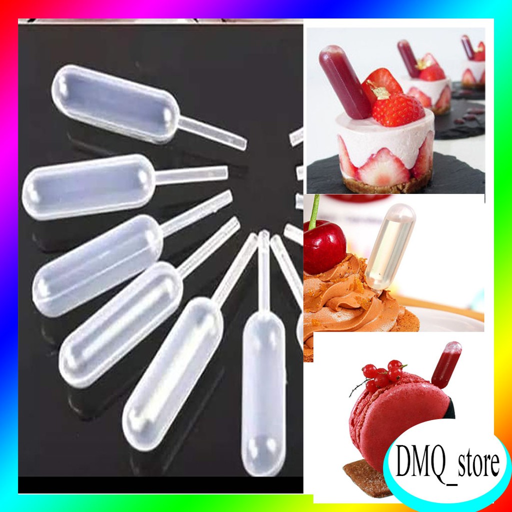 Pipet Cupcake 4ml 10 pcs / Pipet Kue / Pipet / cupcake / Pipet Tetes Plastik / Pipet Plastik
