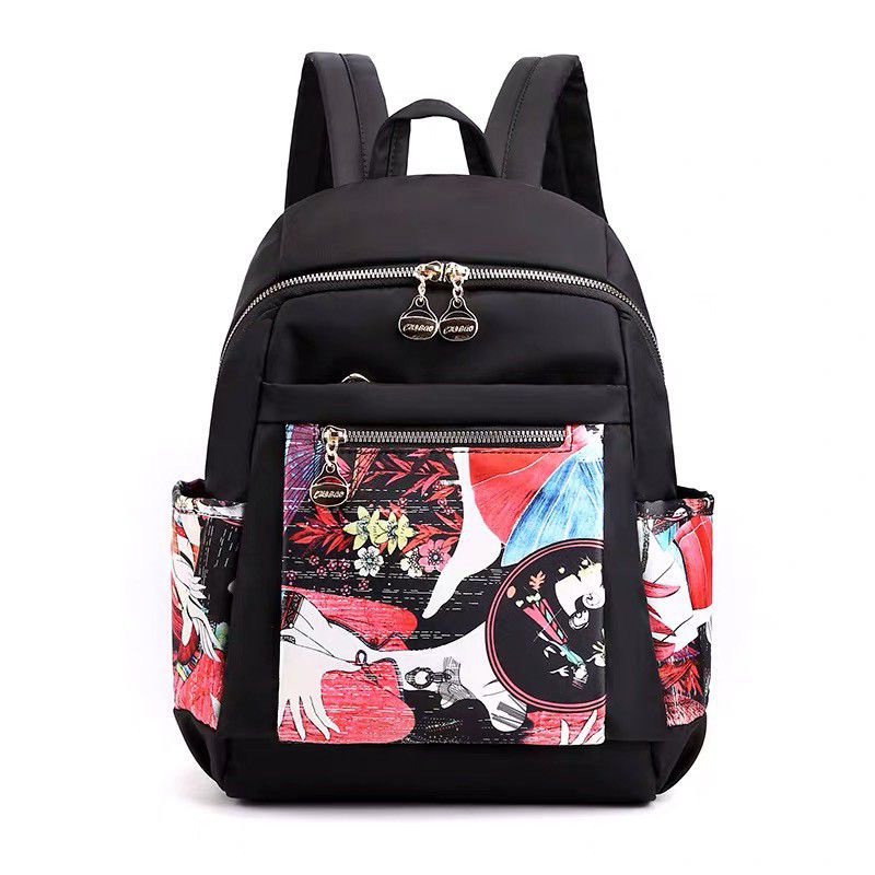 ORIGINAL Tas Ransel Chibao Wanita Motif Elegan Design IMPORT KOREA Terbaru