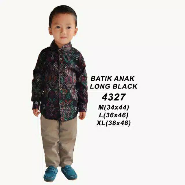 Batik Anak Diamond Black And Blue