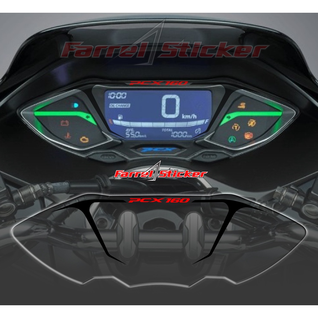 STIKER ANTI GORES SPIDO PCX 160 STICKER SPEEDO METER PCX 160 super glossy