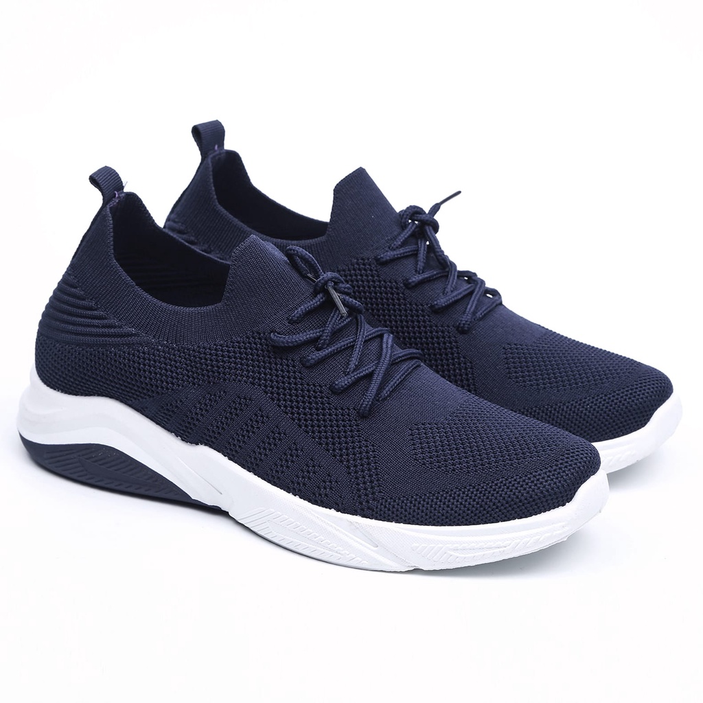 Sepatu Pria Canvas Sneakers Cowok Sport Shoes Olahraga Import Sepatu - E811