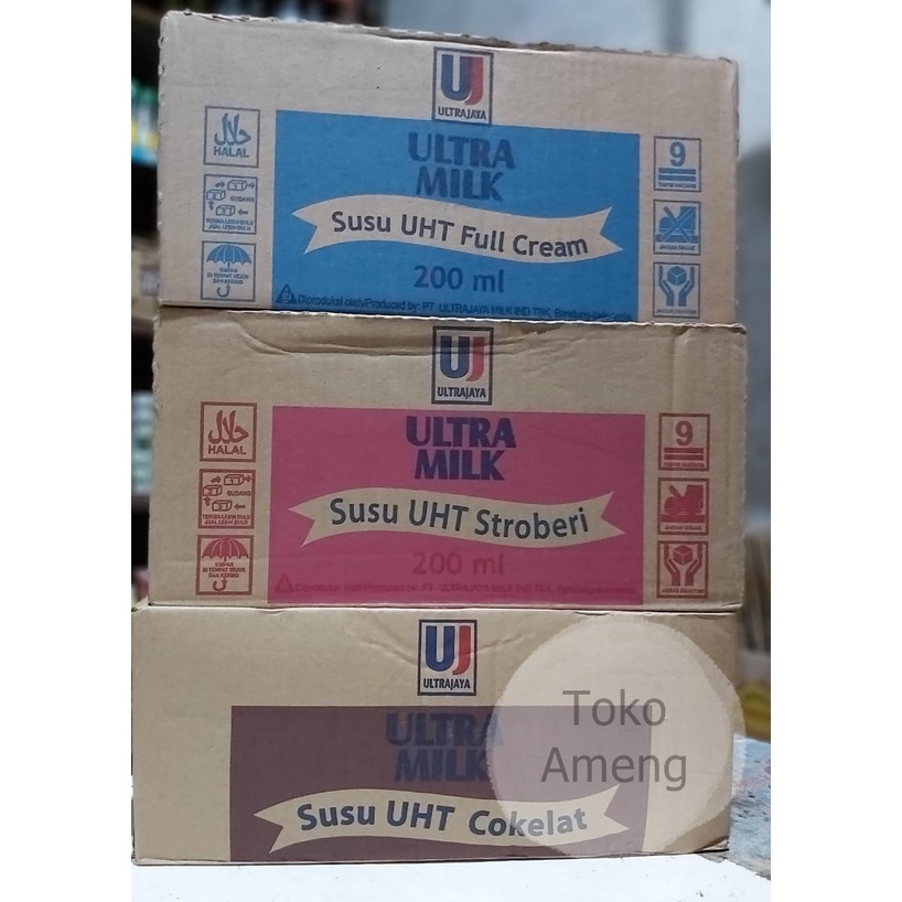 

Ultra Milk Susu UHT 200 ml - 1 DUS (24 PCS)