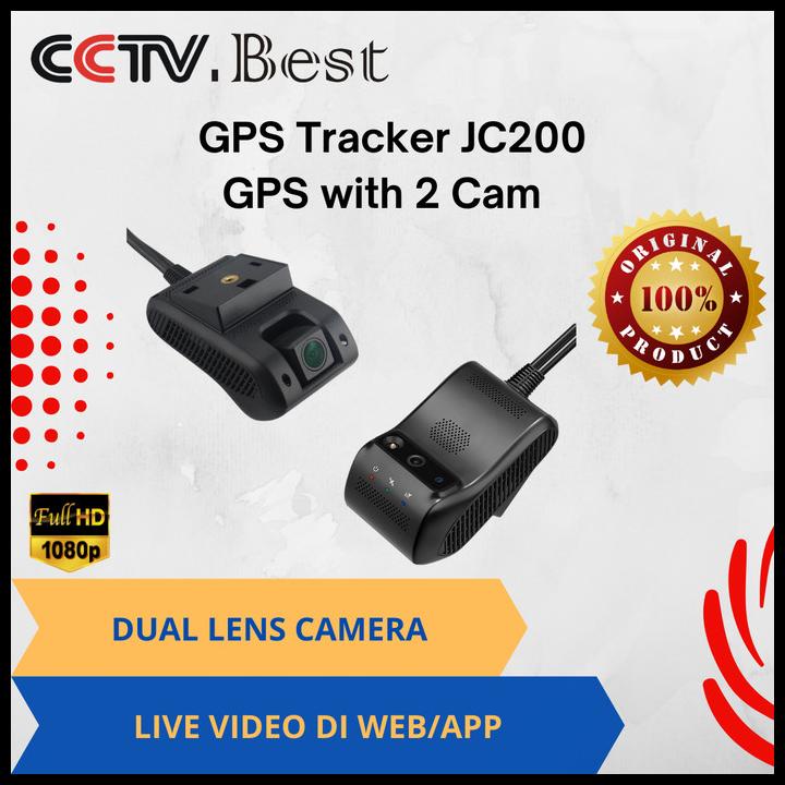 Gps Tracker Jc200 Gps With 2 Live Cam Stream Video View Dashcam Fullhd