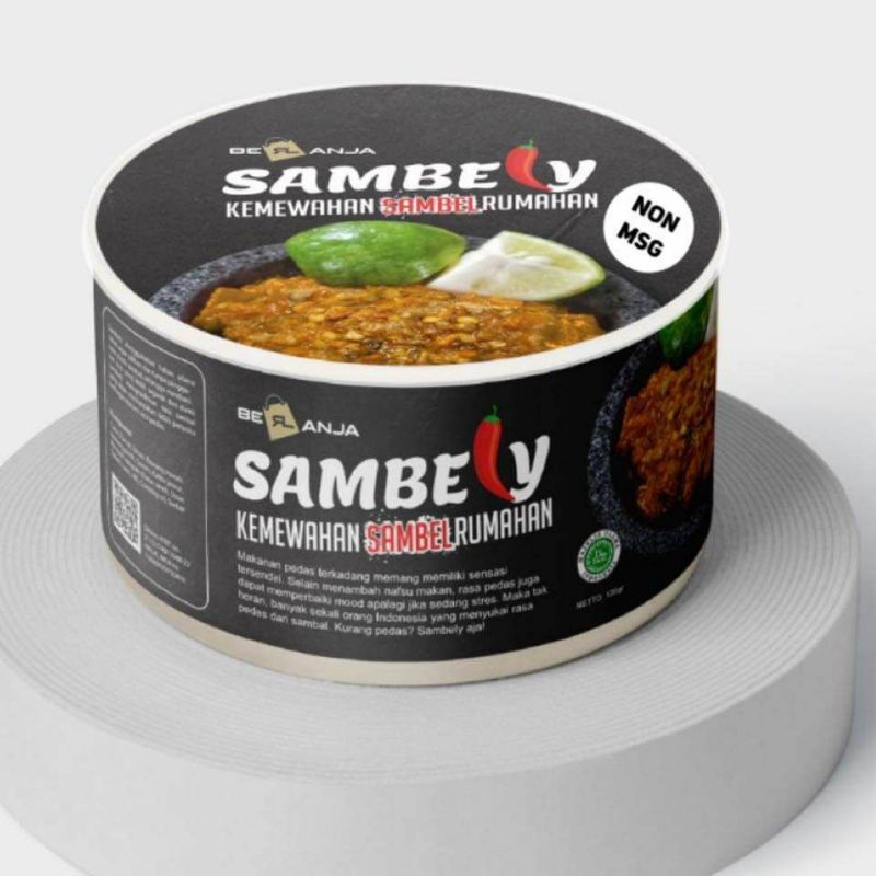 

Sambal Samberly Sambal Pedas Non MSG