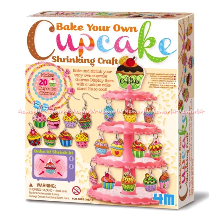 Bake Your Own Cupcake Membuat  Hiasan Mainan Cupcake mudah diaplikasikan dilengkapi dengan aksesoris