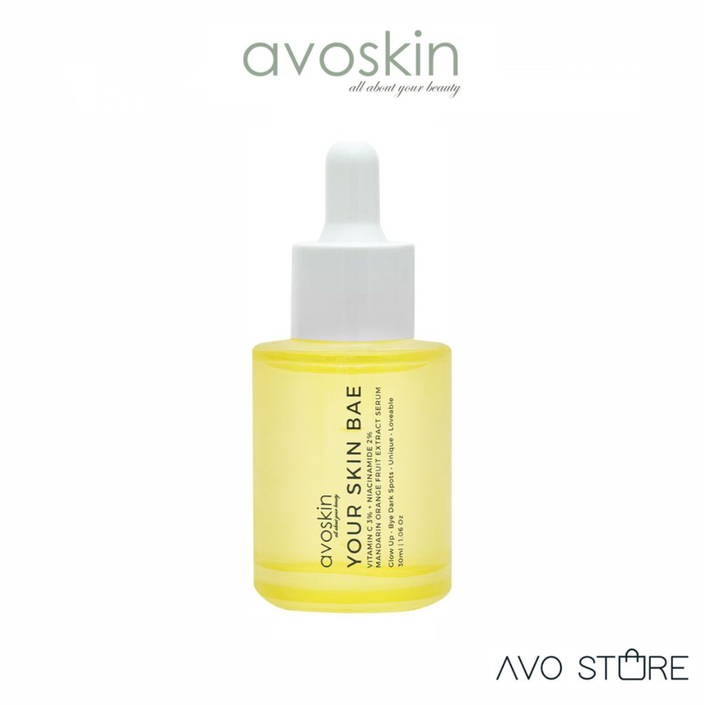 Jual Avoskin Your Skin Bae Serum Vitamin C 3 + Niacinamide 2 + Mandarin Orange Fruit Extract
