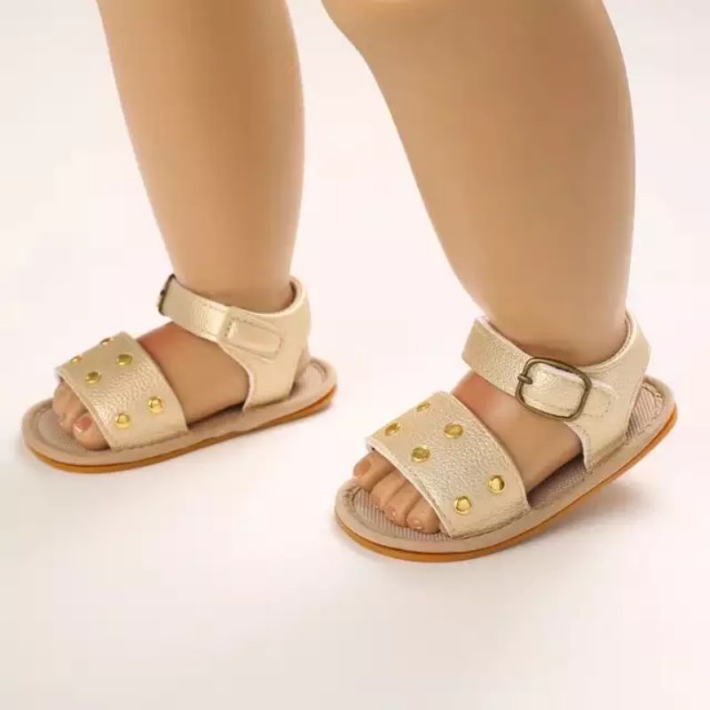 Sandal Bayi Perempuan Umur 0-12 Bulan Sendal Bayi Prewalker Perempuan 1 Tahun Sepatu Sendal Perempuan 0 6 12 14 Bulan HK007