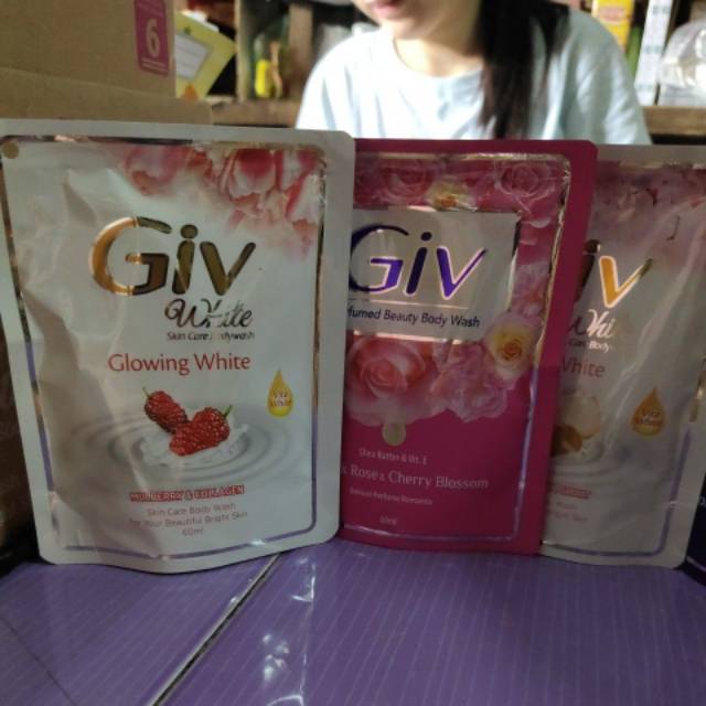 GIV CAIR  60 ML, PAKET 3 PCS ,PARFUME BARU. BOLEH MIX