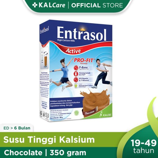 

Ready Entrasol Active Coklat Chocolate / Vanila / Moka 350 gr 62