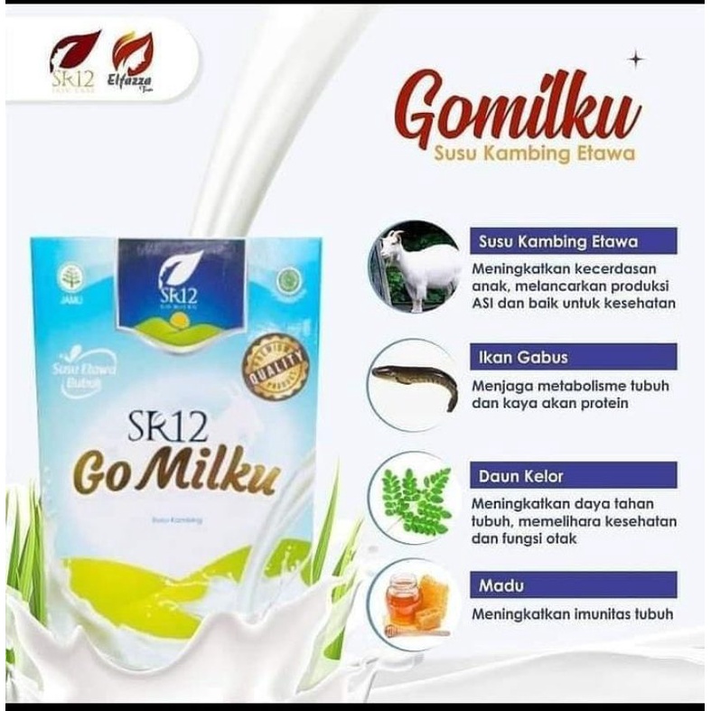 

Gomilku SR12 susu kambing etawa rasa ori