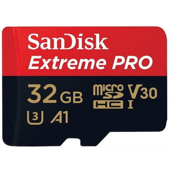 Micro SD SanDisk Extreme Pro SDHC 32GB 100MB/s with Adapter ~ 32 Gb
