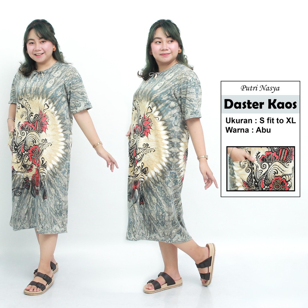 Daster Kaos Batik / Daster Murah / Daster Santai / Daster S fit to L / Daster Jumbo XXL