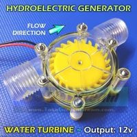 PLTA 12v Pembangkit Listrik Tenaga Air Generator Hydroelectric Turbin