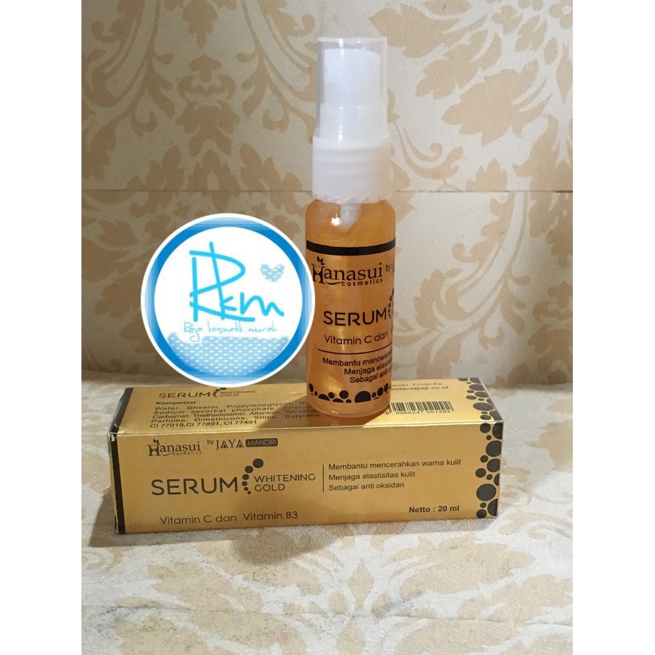 [ HANASUI ] SERUM WHITENING GOLD BPOM / SERUM GOLD BPOM