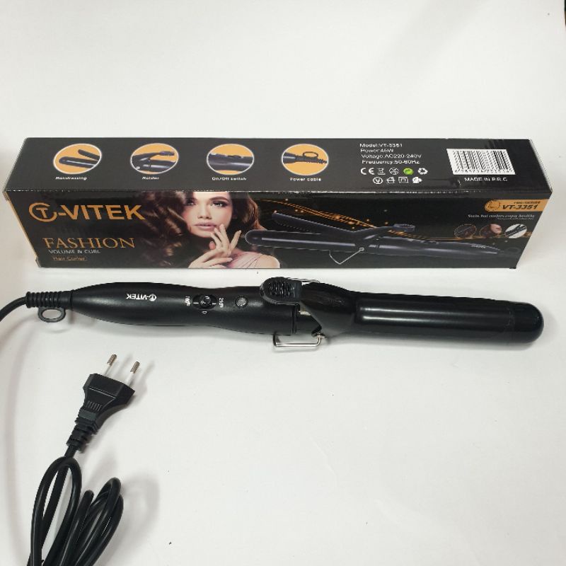 Catok Rambut Sonar Sn 117 catokan curly pengeriting 2in 1 termurah dan original Terlaris 01-091-sn