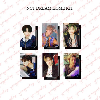 [READY / SET] DREAM HOME KIT RELOAD NDRE PHOTOCARD UNOFFICIAL FANMADE YANGPASHOP JENO JAEMIN JISUNG