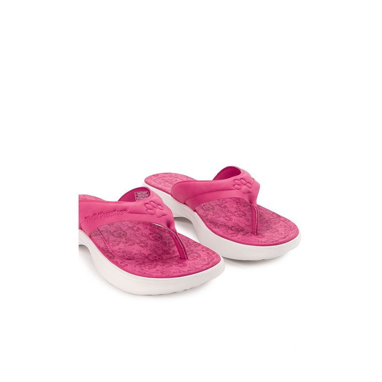 SANDAL JEPIT HUSH PUPPIES WANITA ORIGINAL CASUAL TERBARU PINK HW03