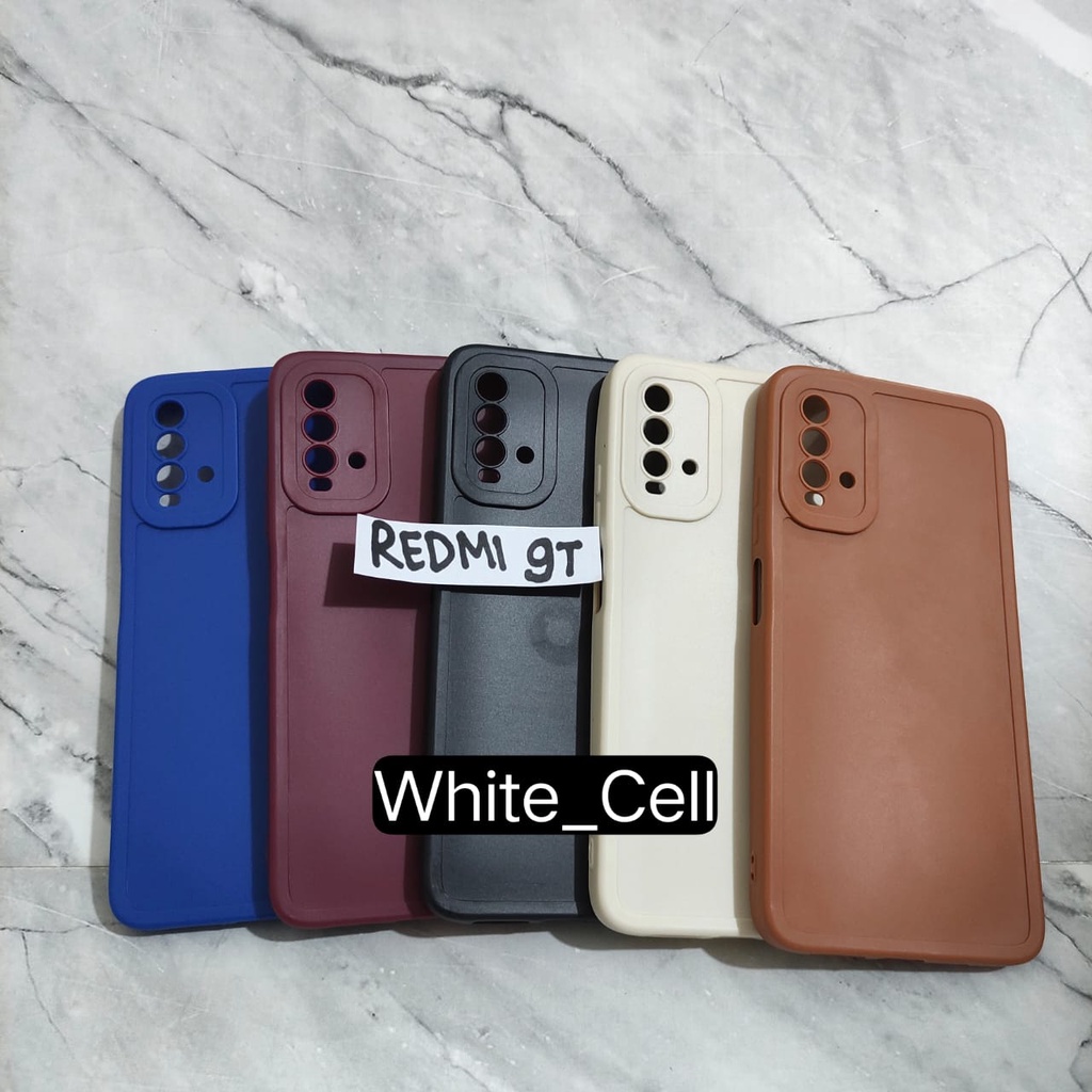 SoftCase ProCamera Silicon Matte Case Full Cover Redmi 10 Redmi 10 5G Redmi 6A Redmi 8 Redmi 9 9A 9C 9T White_Cell