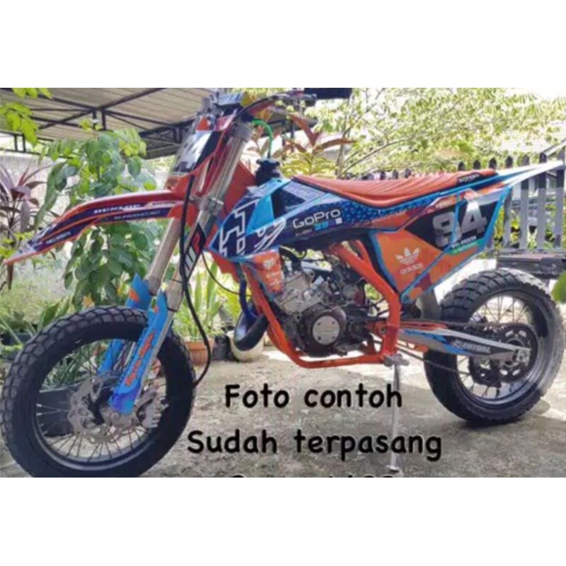 Paket Lengkap Rangka KTM 250 Six Day Sd 2017 Plus Body Full Set Tebal