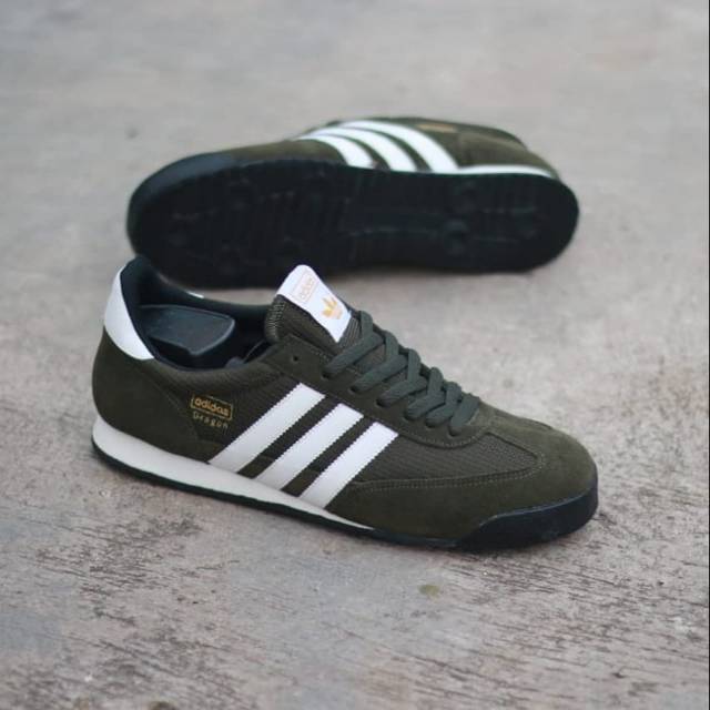 adidas dragon dark green