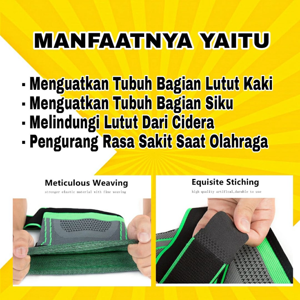 Deker Lutut Pelindung Lutut Olahraga Deker Tangan Siku Pengaman Dekker Olahraga Anti Cidera