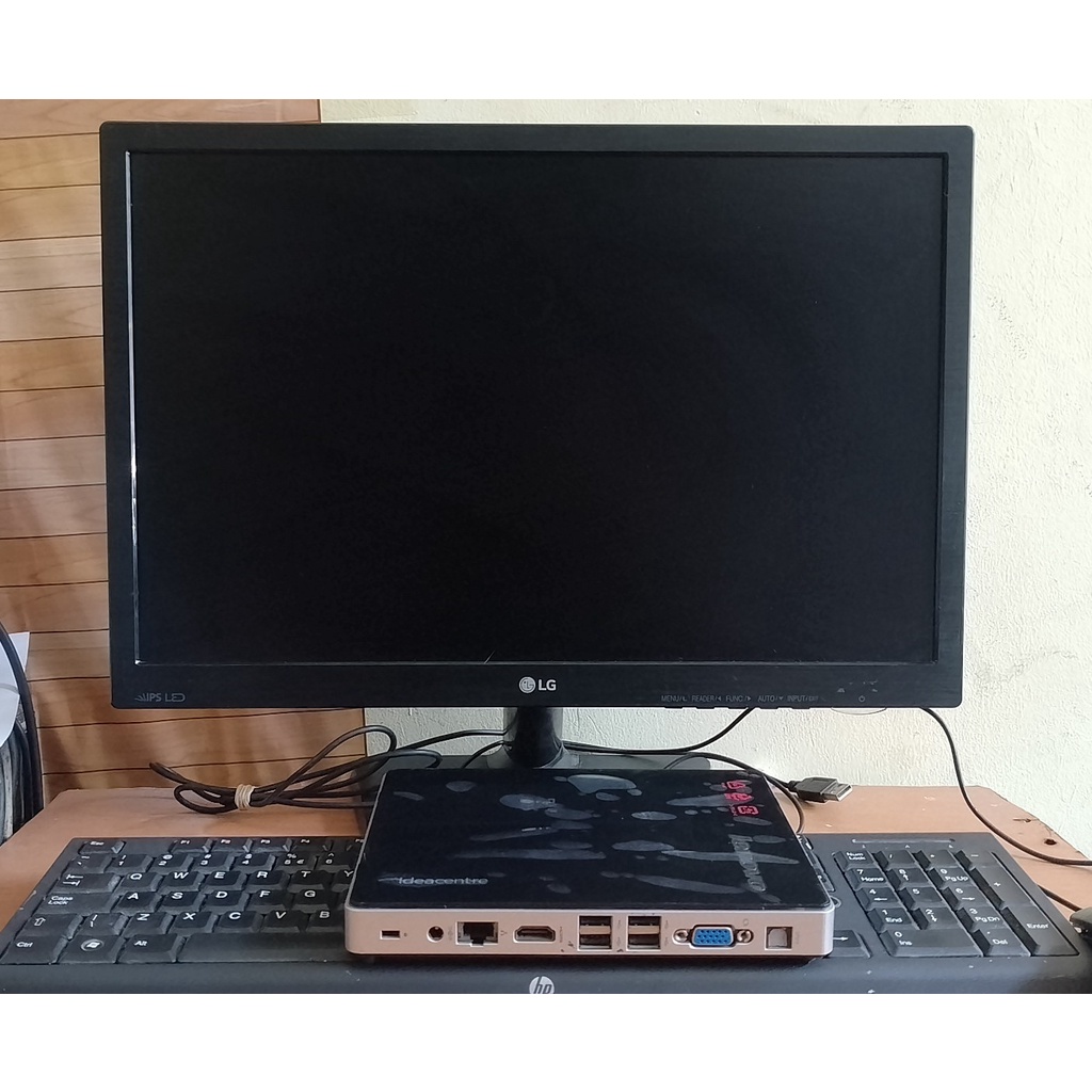 1 Set Pc Mini Core i3 Led 19 inci Siap Pakai