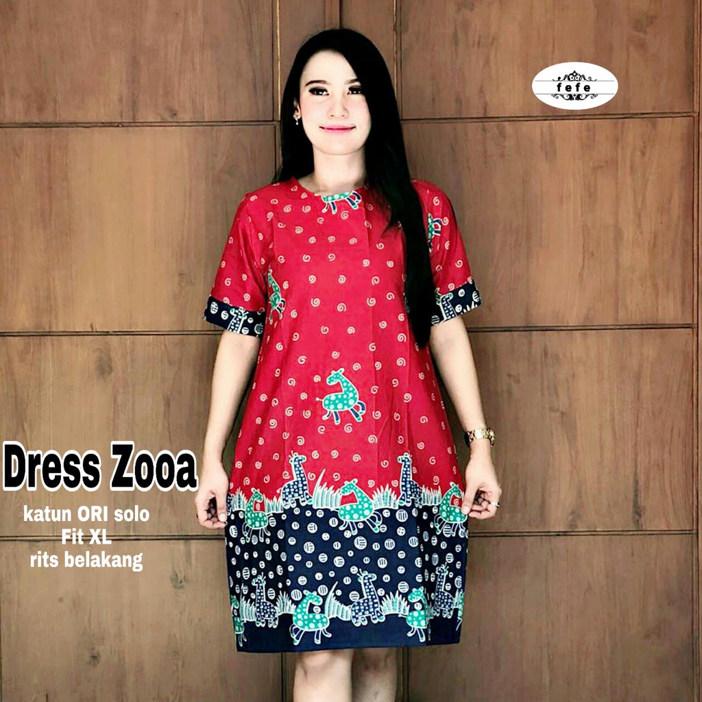 BAJU BATIK TUNIK | BAJU BATIK WANITA MODEL TUNIK KATUN ORI SOLO TERBARU TUNIK ZOOA