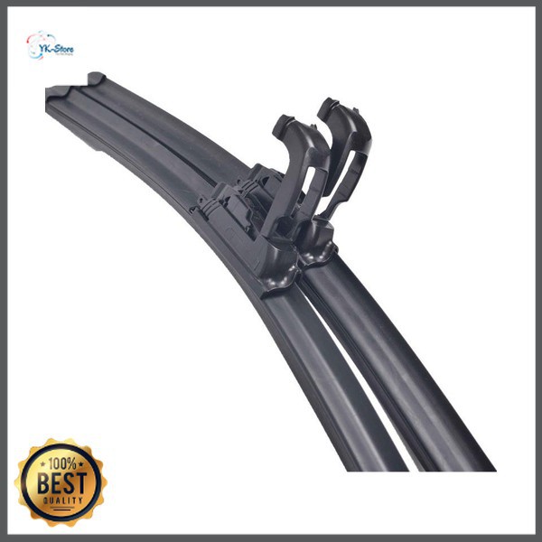 Gs8 Wiper Blade Kaca Mobil Frameless U Shape Hook 14 / 22 / 17 / 16 / 20 / 14  Inch WIPER BLADE KACA MOBIL FRAMELESS U SHAPE HOOK - FLY-078 / WIPER MOBIL FLY-078 Hitam