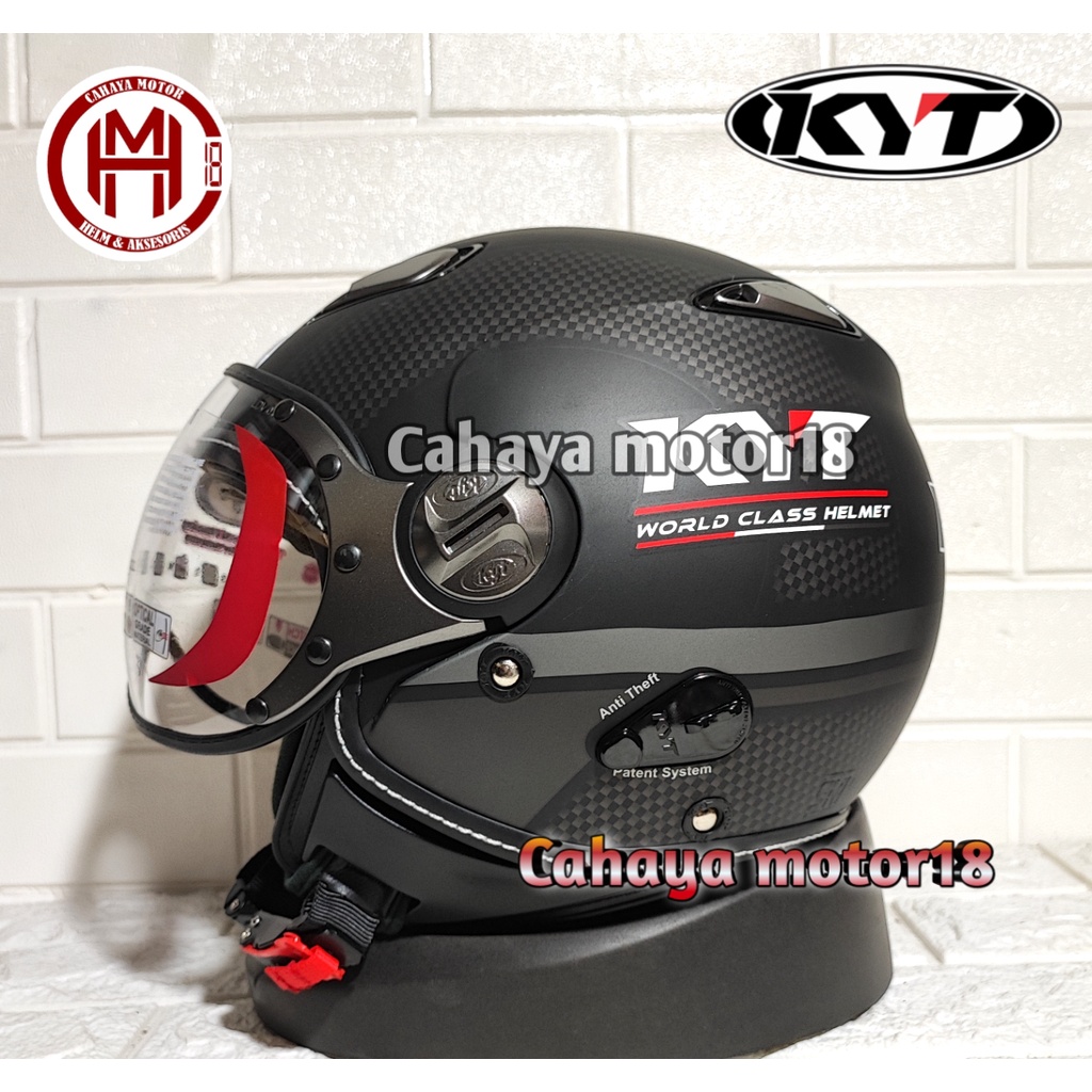 HELM KYT ELSICO #3 BLACK/GUNMETAL MATT