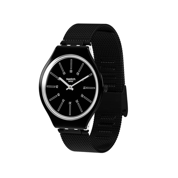 Swatch Analog Jam Tangan Rantai Wanita SVOB100M Skinotte Original